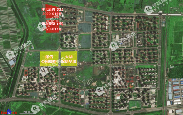 北辰双青新家园两宗延期地块原封不动再上架 楼面价7千元